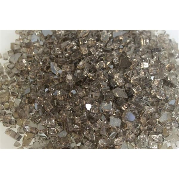 Perfectpillows 1 sq. ft. Decorative Polished Reflective Crushed Glass, Bronze PE2934740 - main